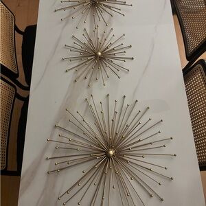 Gold Starburst Wall Decor